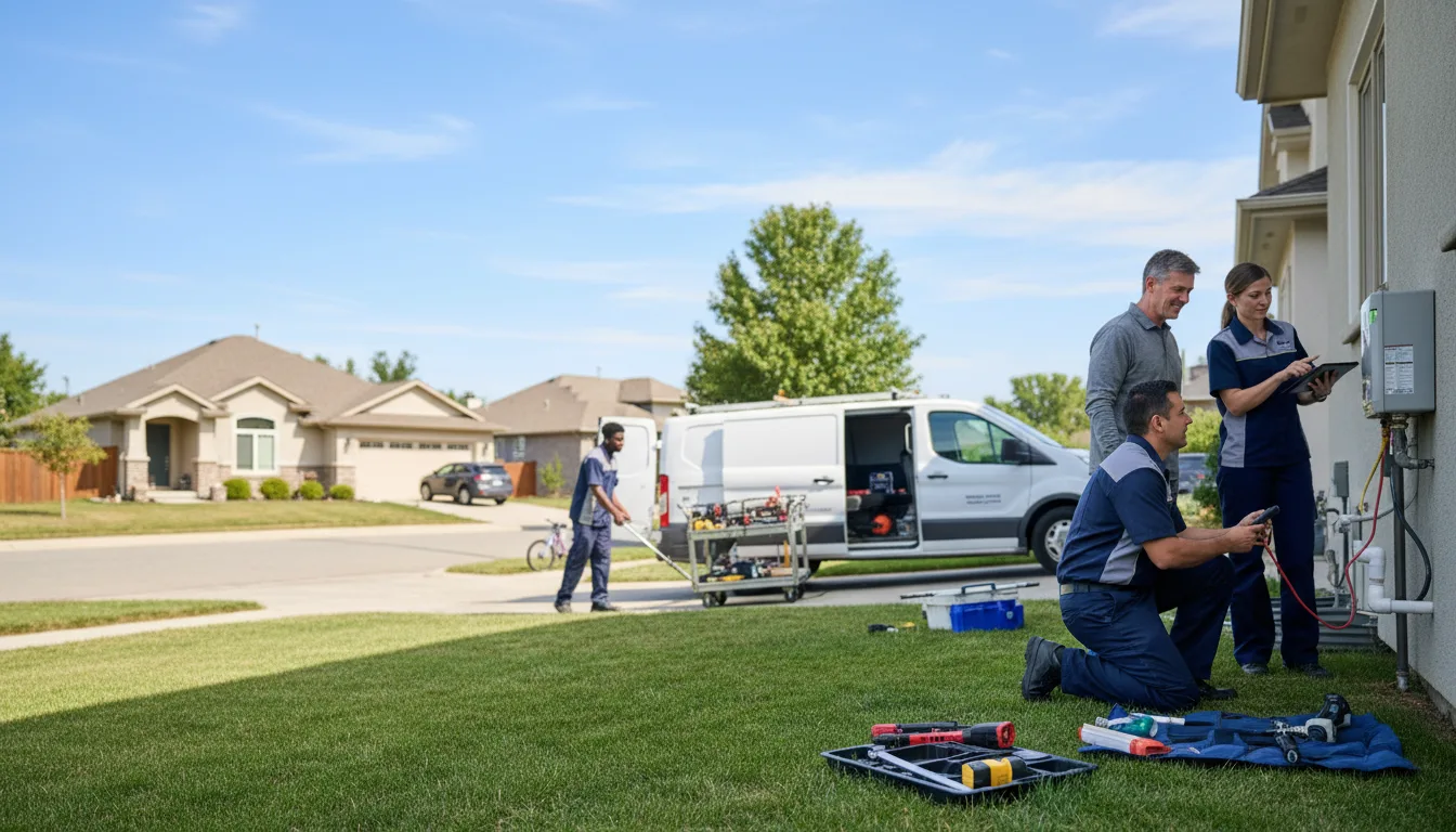 Tankless water heater service in Palmer, TX